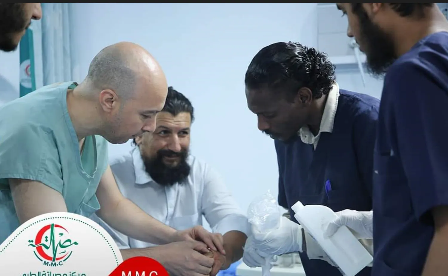 علاج حالات الإصابة بسبب ذبح الأضاحي (مركز مصراتة الطبي)