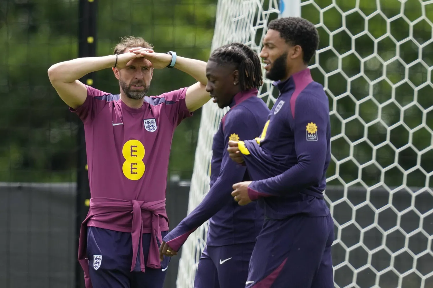 غاريث ساوثغيت كان يريد تعزيز الفوز على صربيا (أ.ب)