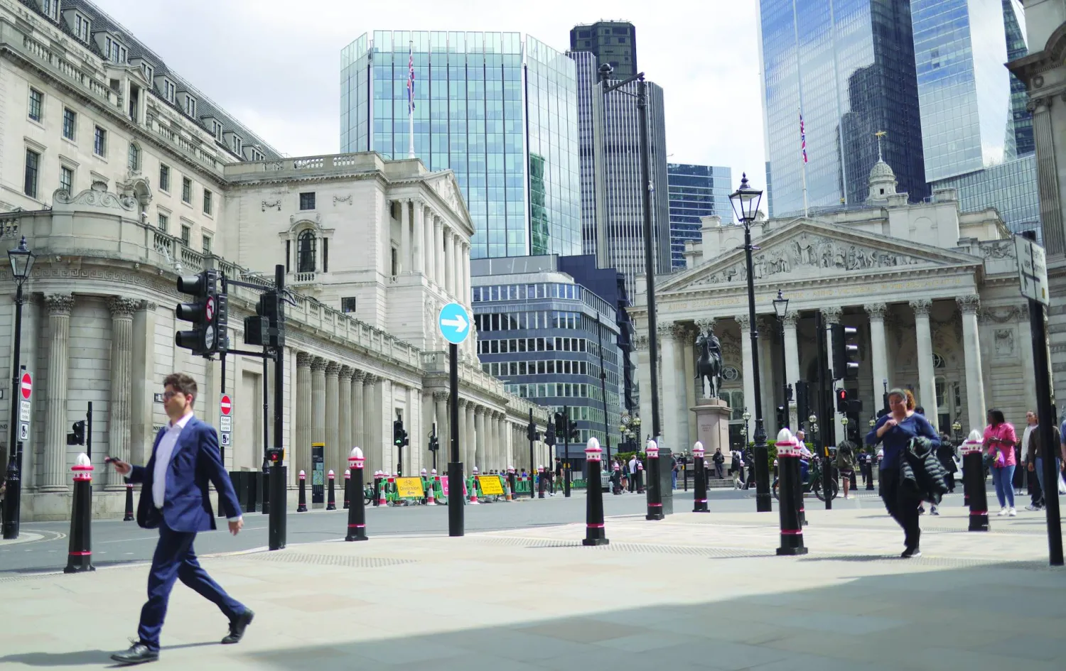 
بنك إنجلترا يقعد اجتماعه اليوم للنظر في أسعار الفائدة (إ.ب.أ)