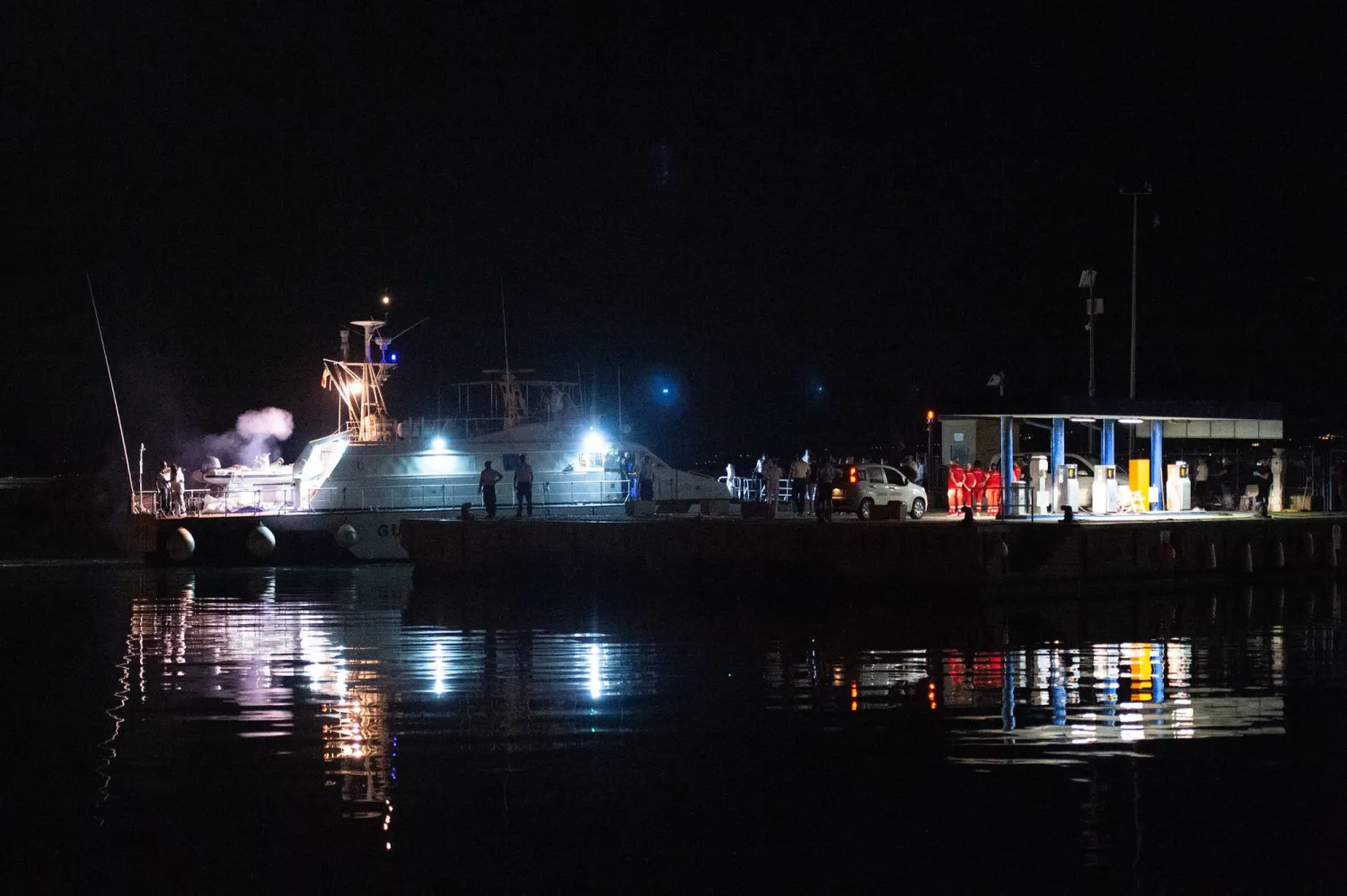 19 June 2024, Italy, Roccella Ionica: Six bodies of the victims of the shipwreck in the Ionian Sea have been recovered. Photo: Salvatore Cavalli/ZUMA Press Wire/dpa