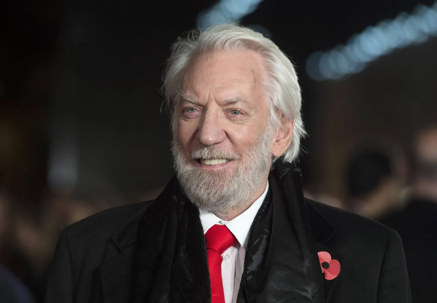 Canadian actor Donald Sutherland arrives for the UK premiere of The Hunger Games: Mockingjay - Part 2  in Leicester Square, Central London, Britain, 05 November 2015 (reissued 20 June 2024). EPA/WILL OLIVER 