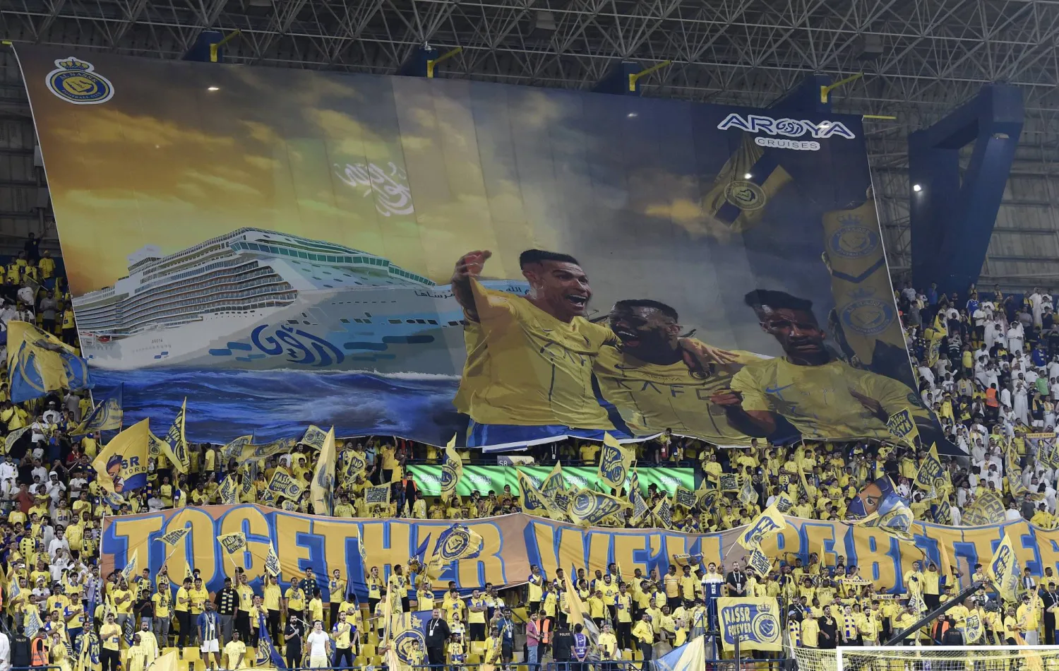 جماهير النصر بانتظار تغييرات جذرية على الصعيدين الفني والإداري في النادي (رويترز)