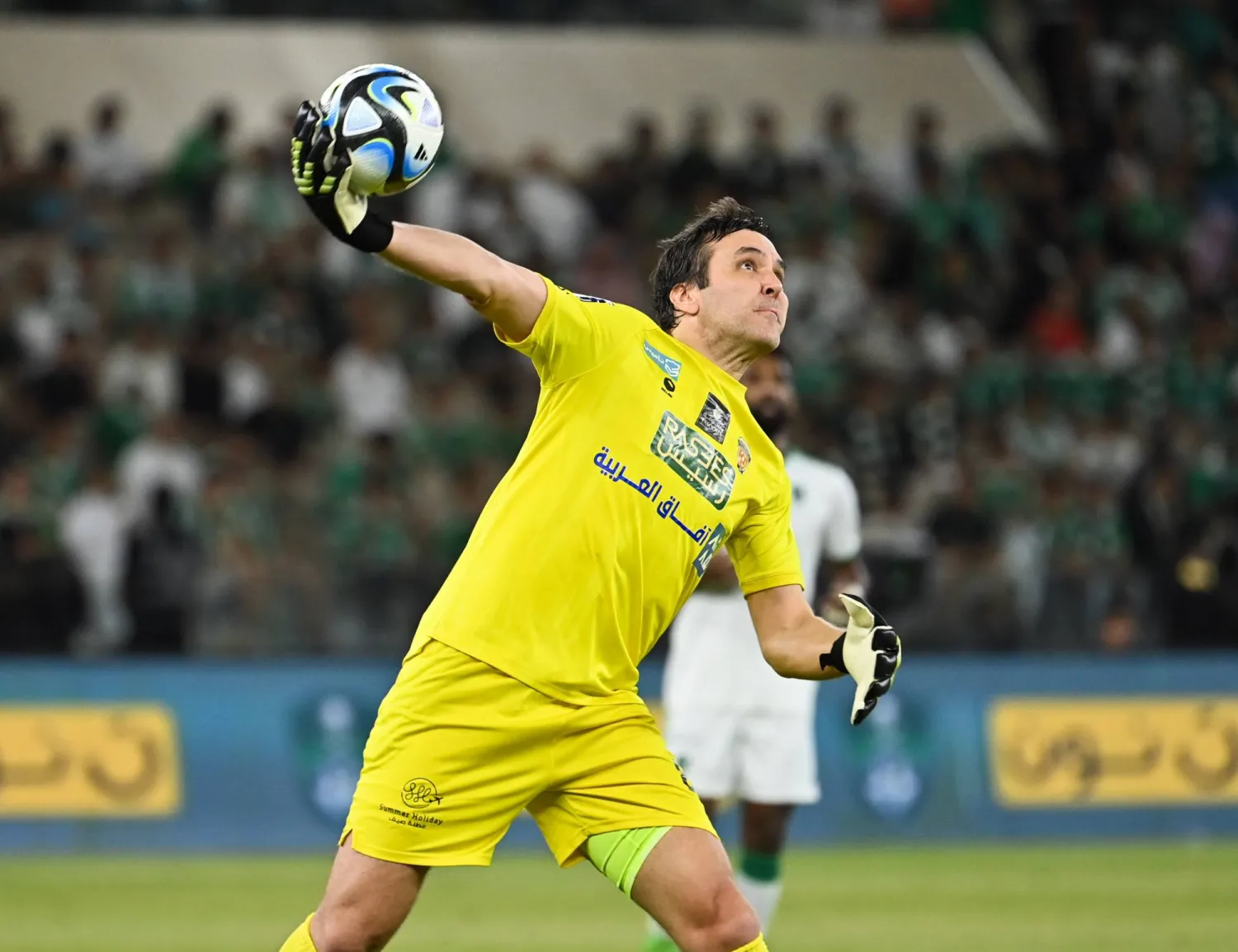 رحيل الصربي فلاديمير ستويكوفيتش سيترك فراغا كبيرا في حراسة الفيحاء  (تصوير: علي خمج)