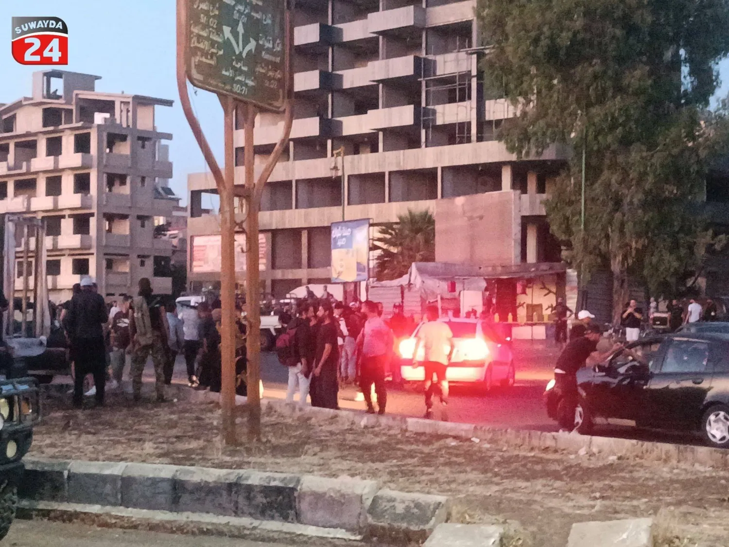 تجمّع الفصائل المحلية مساء الأحد (السويداء 24)