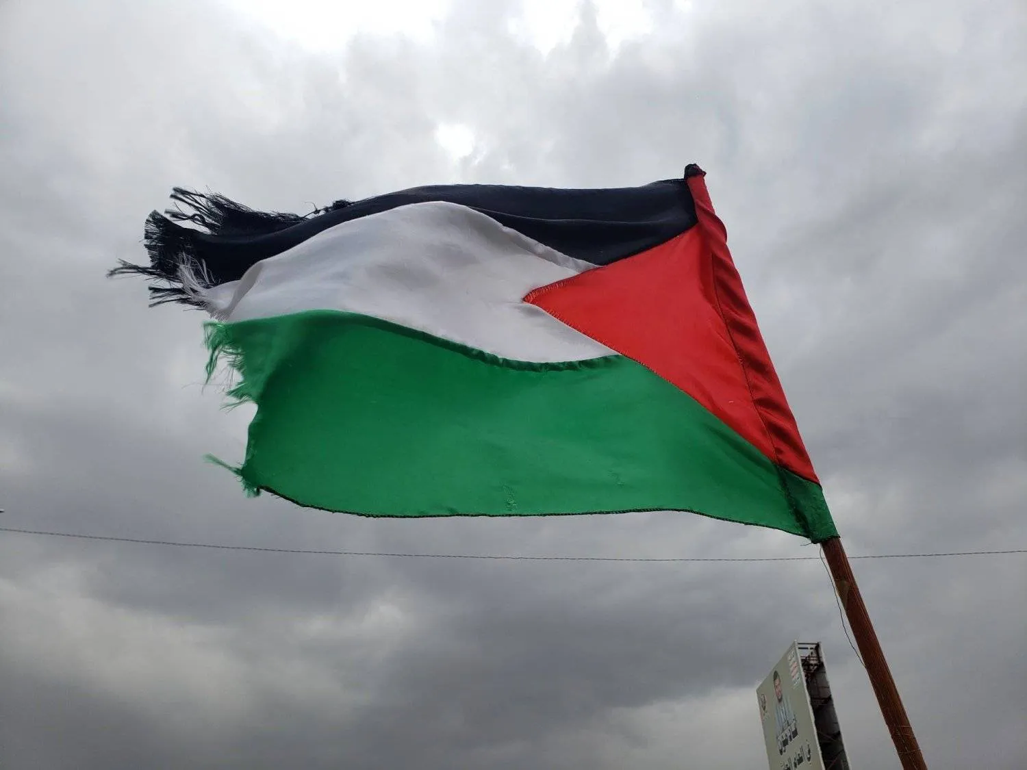 العلم الفلسطيني (إ.ب.أ)