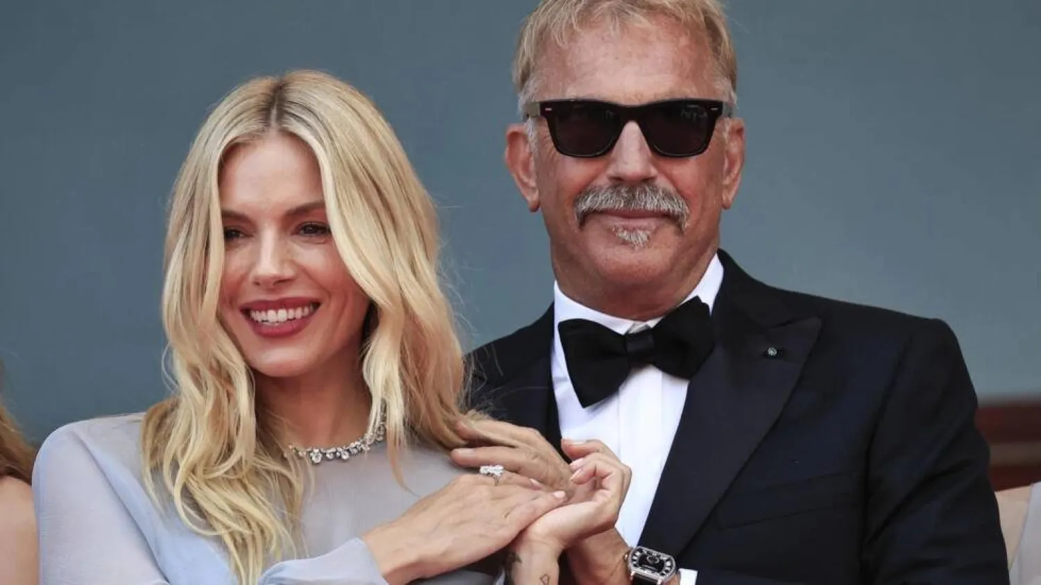 Costner and Miller are co-stars in 'Horizon: An American Saga'. Valery HACHE / AFP