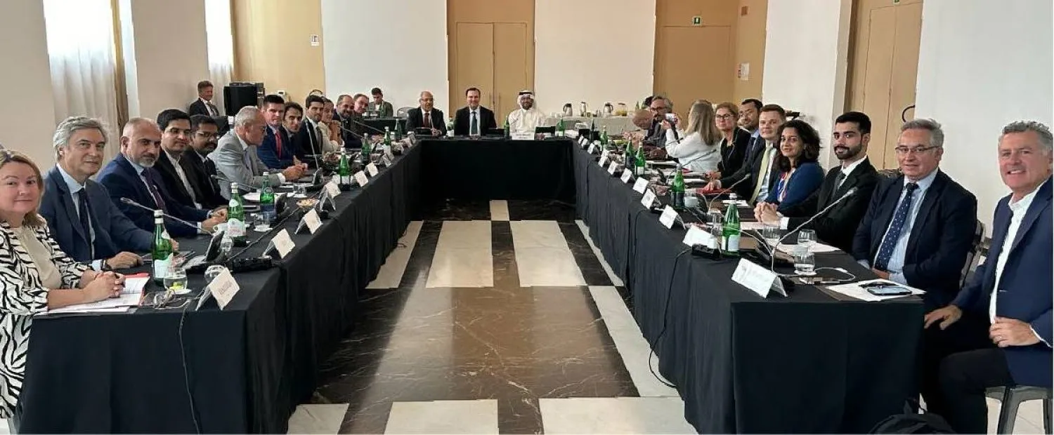 Meeting of the IEF, chaired by Mohamed Kurdi of Saudi Arabia in Rome (IEF website)