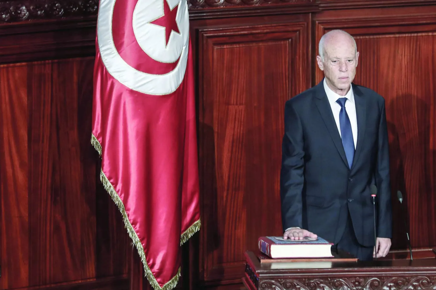 الرئيس التونسي قيس سعيّد (الرئاسة)