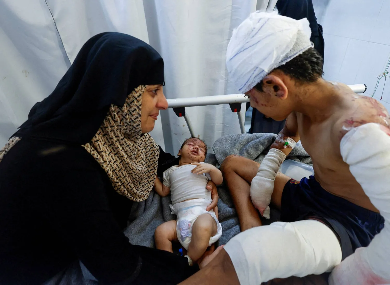 الطفل الفلسطيني محمد قمر (رويترز)