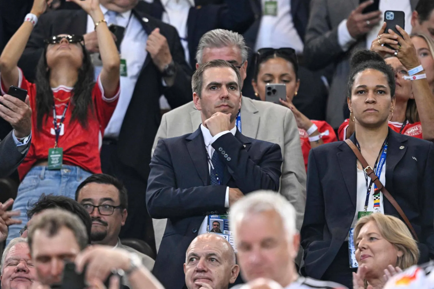 فيليب لام يتمنى فوز ألمانيا على إسبانيا (أ.ف.ب)