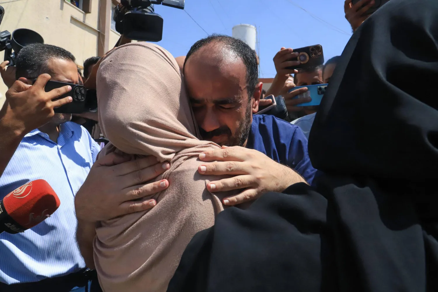 Former Gaza hospital director Mohammed Abu Salmiya is among the Palestinian detainees who say they were 'tortured' in Israeli prisons. Bashar TALEB / AFP