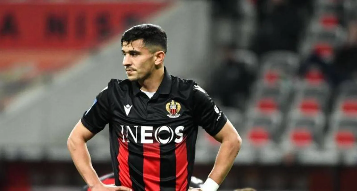 اللاعب الجزائري يوسف عطال بقميص نادي نيس (حسابه اللاعب على وسائل التواصل)