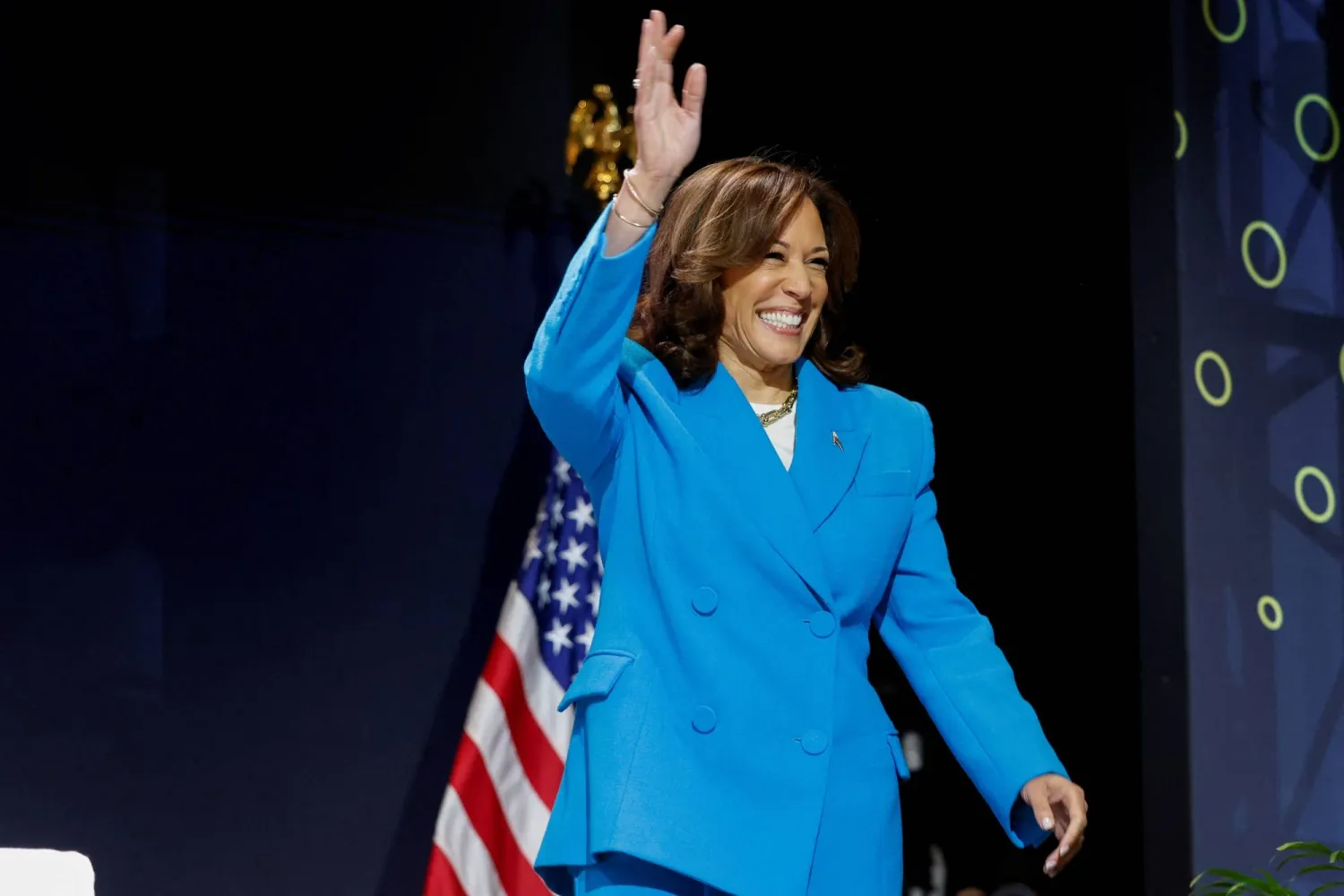 نائبة الرئيس الأميركي كامالا هاريس (رويترز)