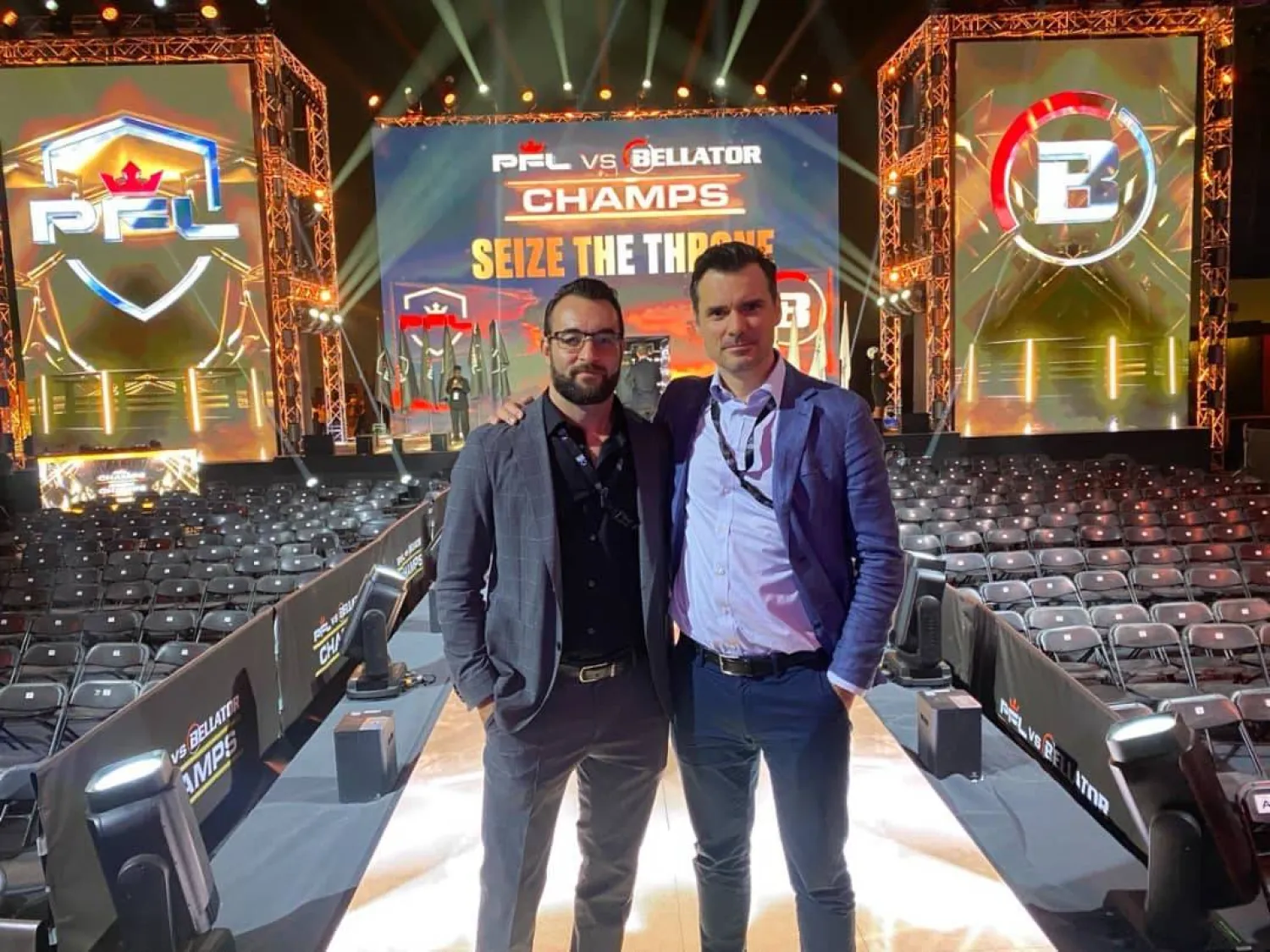 غوستافو فيرمينو نائب رئيس عمليات المقاتلين في رابطة المقاتلين المحترفين (الشرق الأوسط)