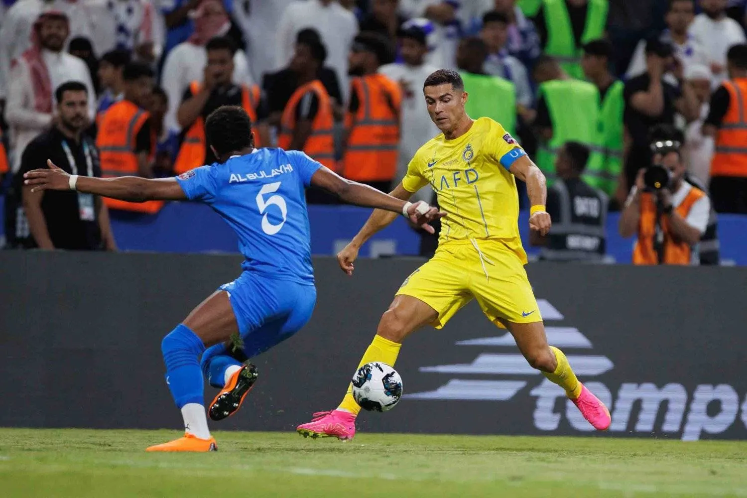 ديربي العاصمة سيقام خلال تاسع جولات الدوري في الموسم الجديد (تصوير: عبدالله الفالح)