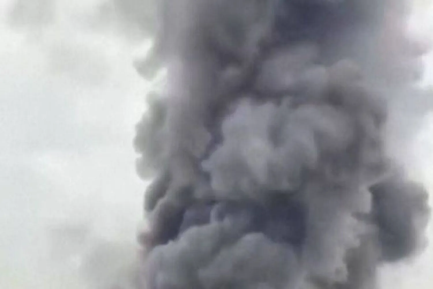 Smoke billows at a shopping centre following fire in the city of Zigong, Sichuan province, China, in this still image obtained from social media video on July 17, 2024. - Reuters 

