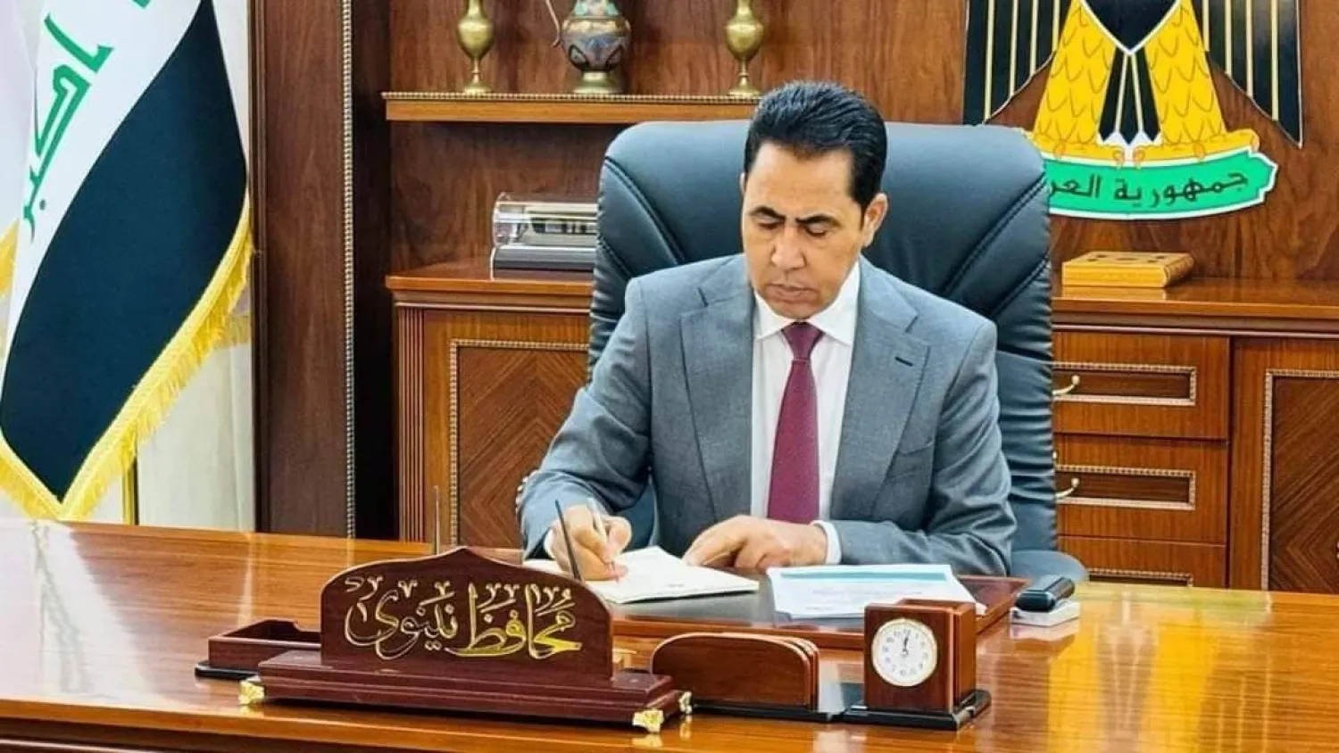 محافظ نينوى عبد القادر الدخيل (موقع ديوان المحافظة في «فيسبوك»)