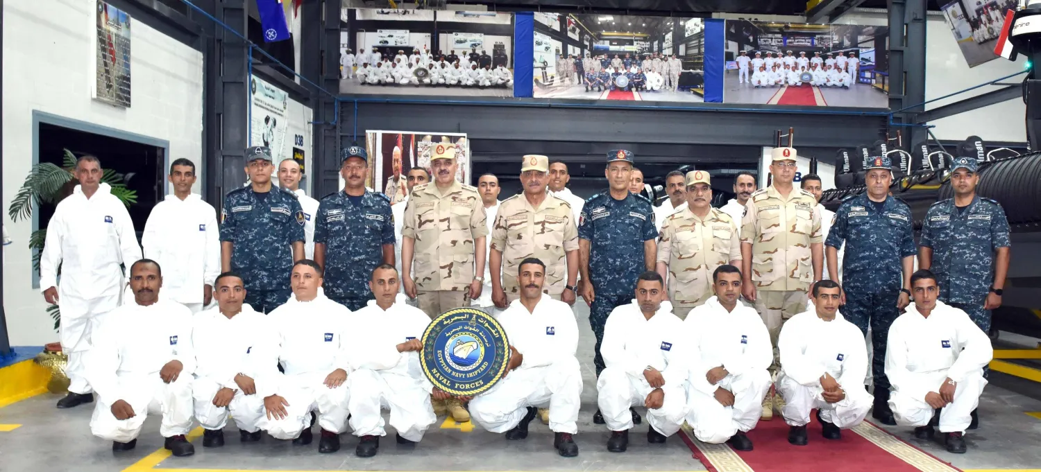 جانب من لقاء وزير الدفاع المصري مع أفراد المنطقة الشمالية العسكرية والقوات البحرية (المتحدث العسكري المصري)