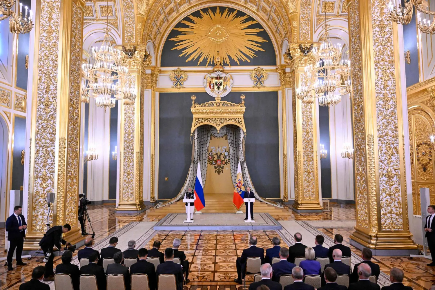 الكرملين يدين رفض اعتماد 5 صحافيين من روسيا (أ.ف.ب)