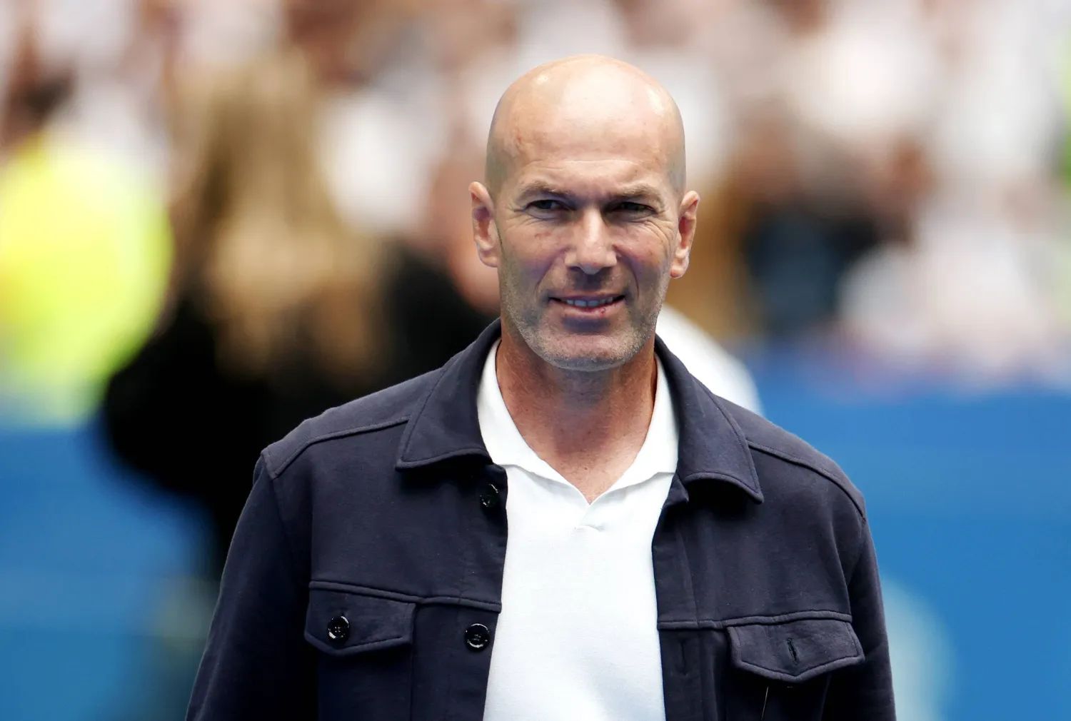 زين الدين زيدان أسطورة القدم الفرنسية (د.ب.أ)