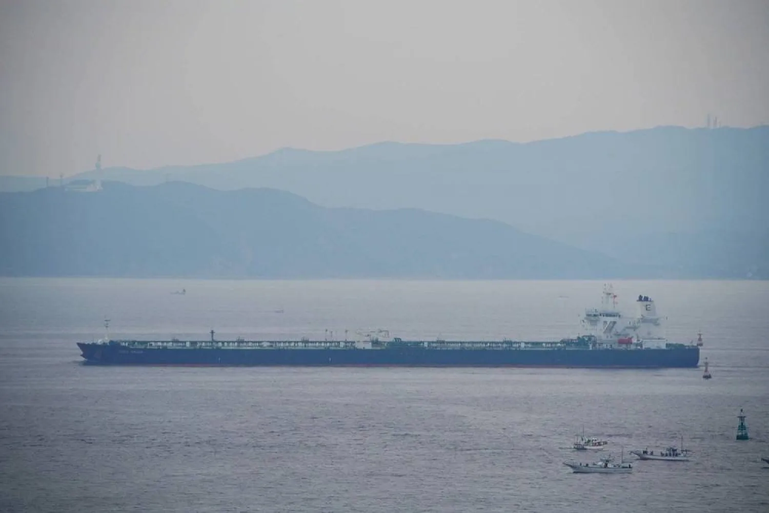 The St. Nikolas oil tanker that Iran seized earlier this year. (file/Reuters) 