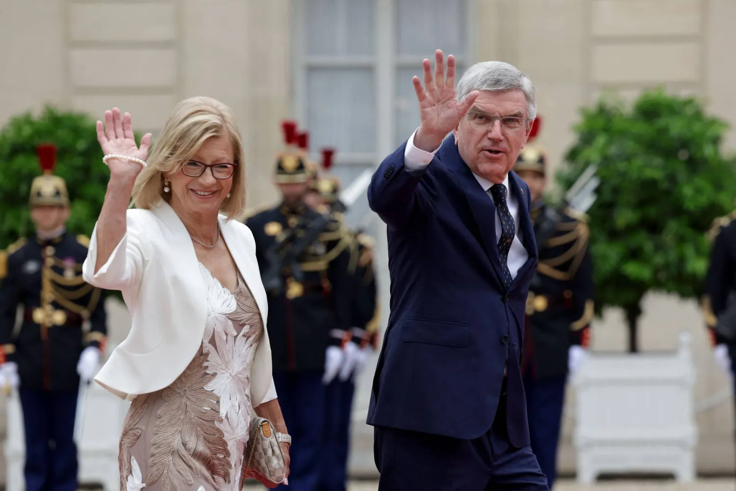 توماس باخ رئيس اللجنة الأولمبية الدولية واثق بالسلطات الفرنسية (أ.ف.ب)