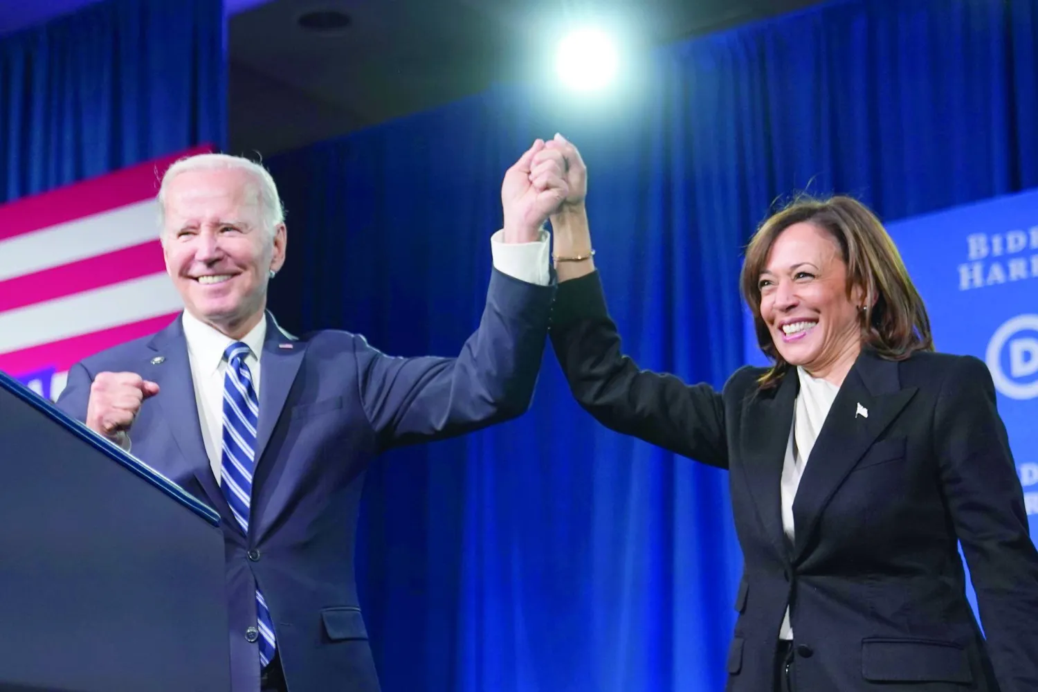 
بايدن وهاريس في فيلادلفيا 3 فبراير 2023 (أ.ب)