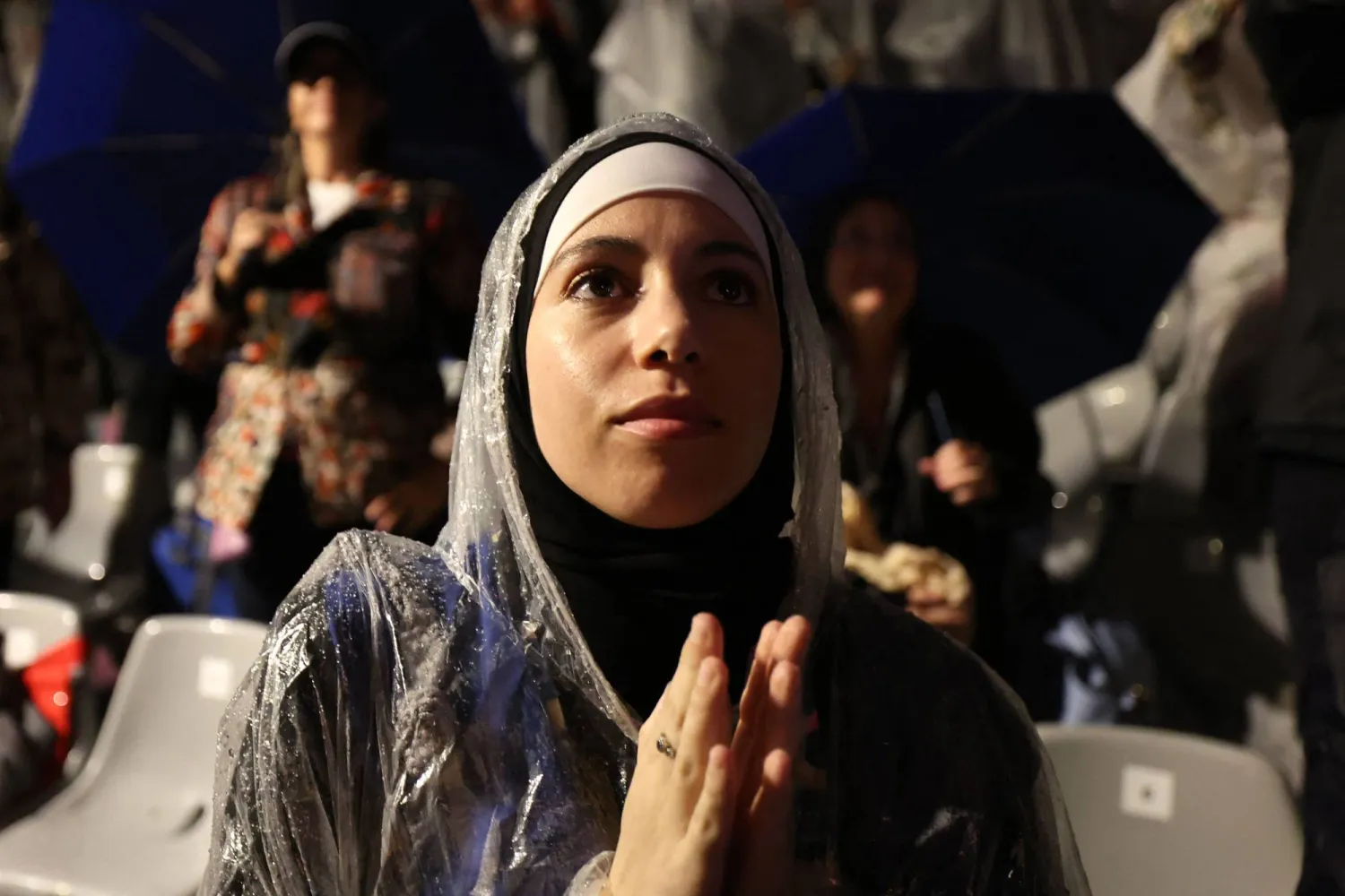 مشاهدة خلال حفل افتتاح دورة الألعاب الأولمبية في باريس 2024 (أ.ف.ب)