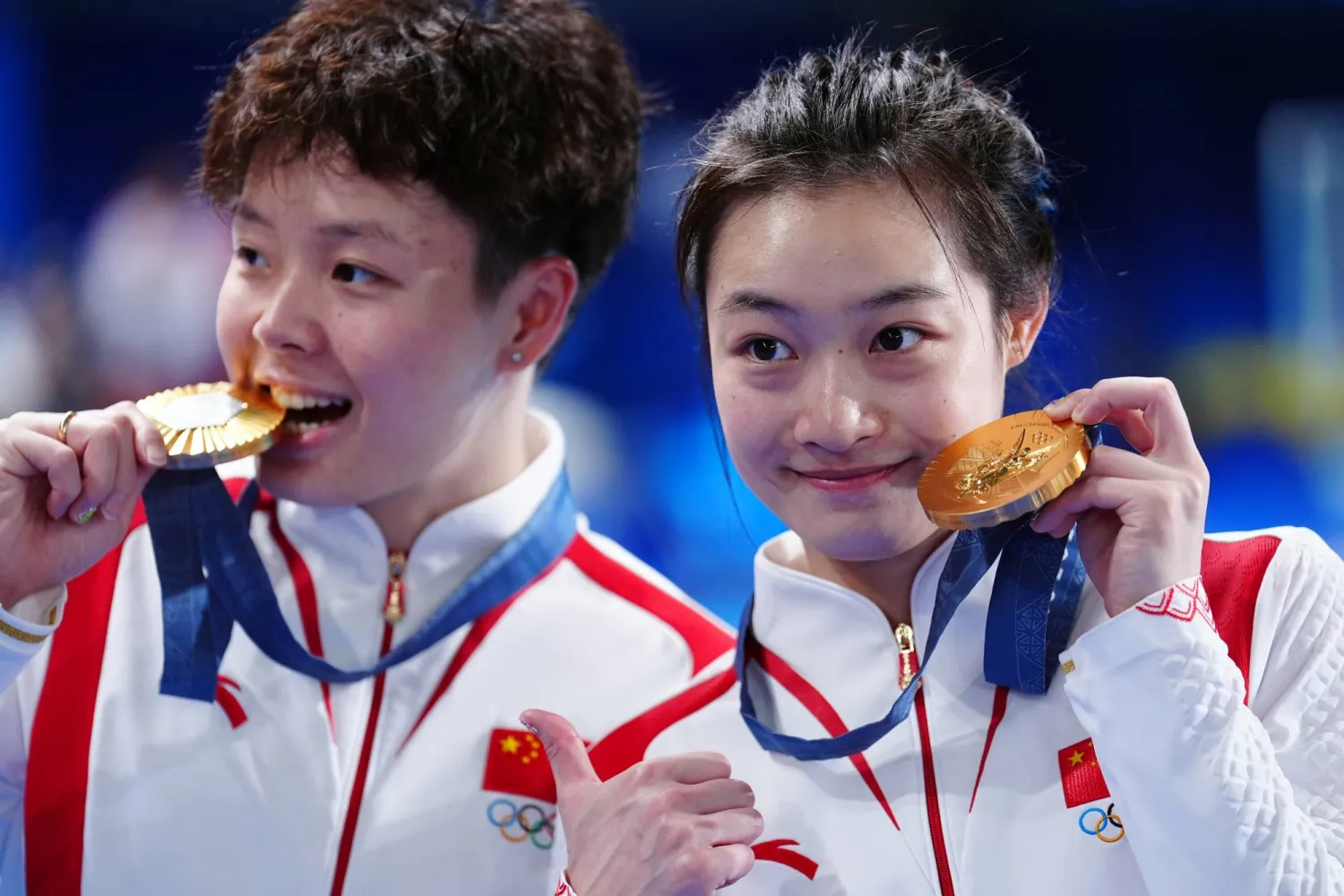 الميداليات الذهبية في أولمبياد باريس ذات تصميم خاص (د.ب.أ)