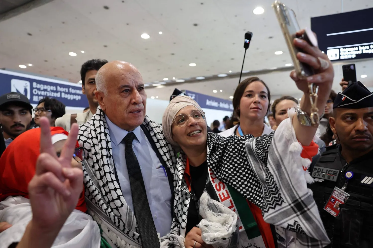 جبريل الرجوب رئيس اللجنة الأولمبية الفلسطينية (أ.ف.ب)