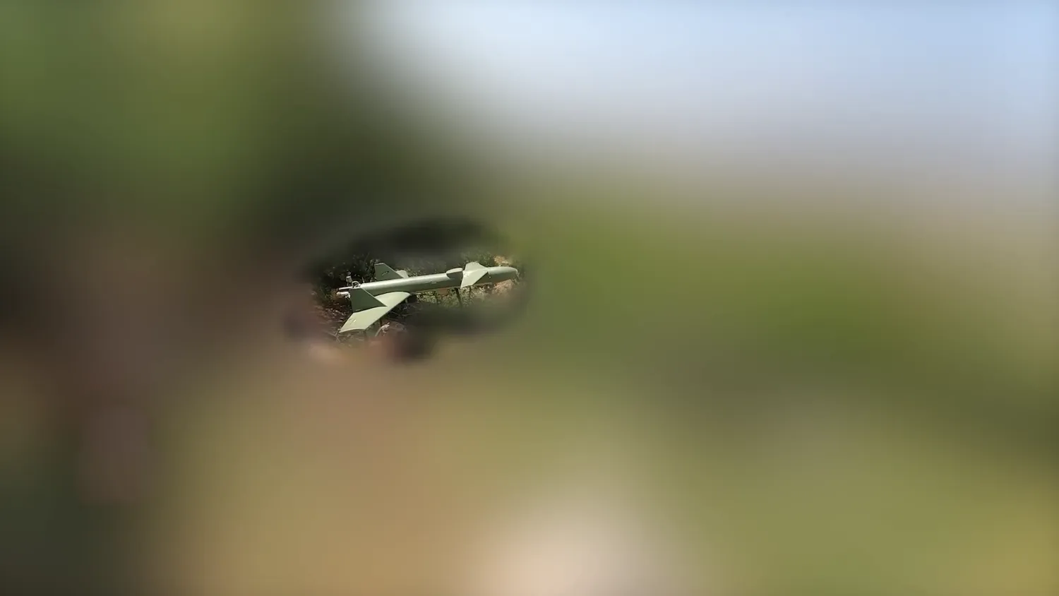 طائرة مسيرة أطلقها «حزب الله» اللبناني في إحدى عملياته (لقطة من فيديو)