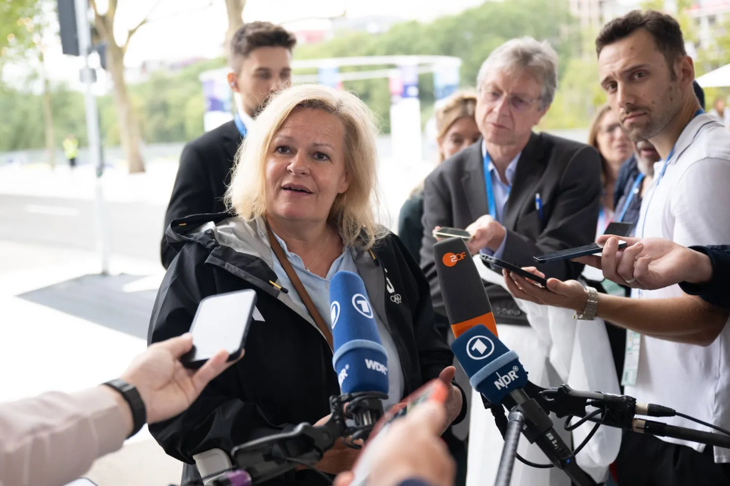 وزيرة الداخلية الألمانية نانسي فيزر (د.ب.أ)