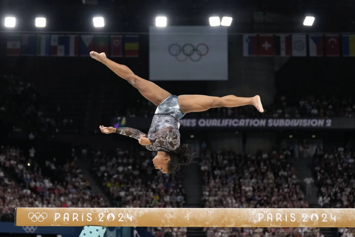 سيمون بايلز (أ.ب)