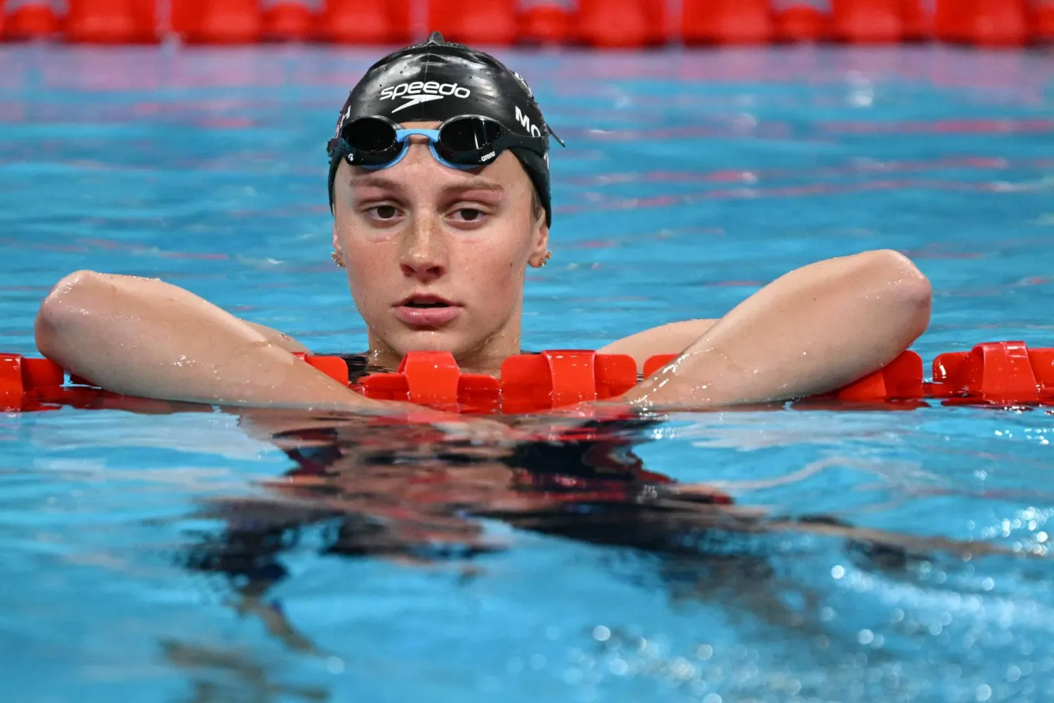 سمر ماكنتوش تستعد لذهبيتها الأولمبية الأولى (أ.ف.ب)