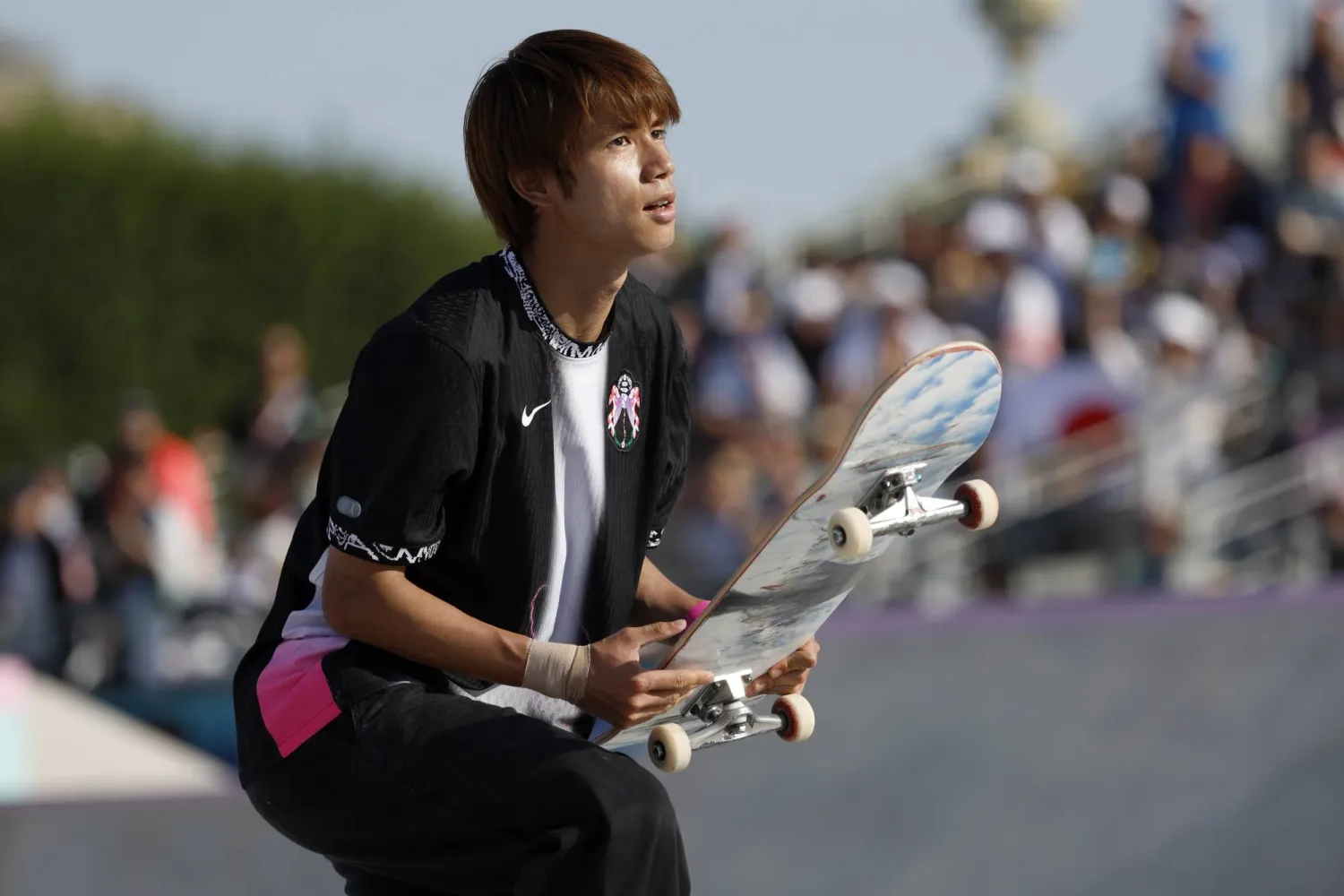 الياباني يوتو هوريغومي يحرز ذهبية التزلج على الألواح (إ.ب.أ)