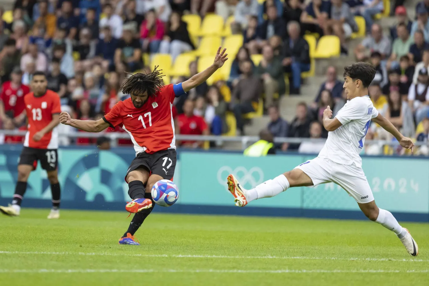 مصر هزمت أوزبكستان... وتترقب مواجهة إسبانيا في الأولمبياد (أ.ب)