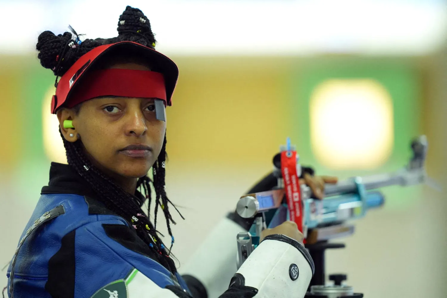 لونا سولومون شاركت ضمن فريق اللاجئين في أولمبياد باريس (رويترز)