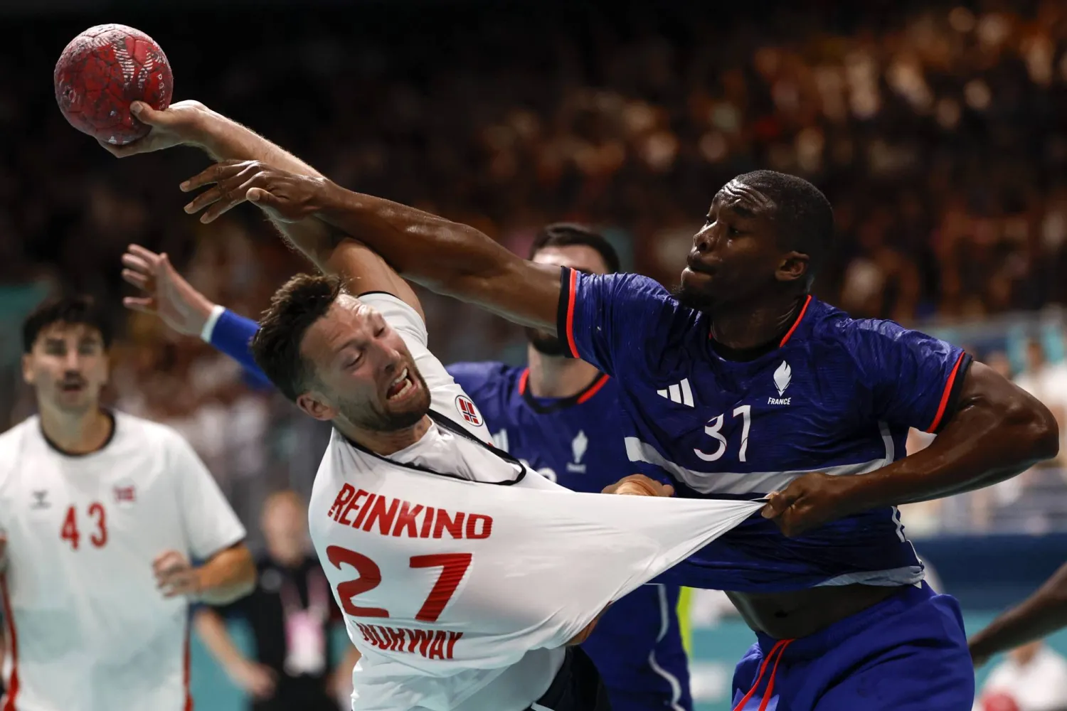 النرويج هزمت فرنسا في كرة اليد رجال في الأولمبياد (إ.ب.أ)