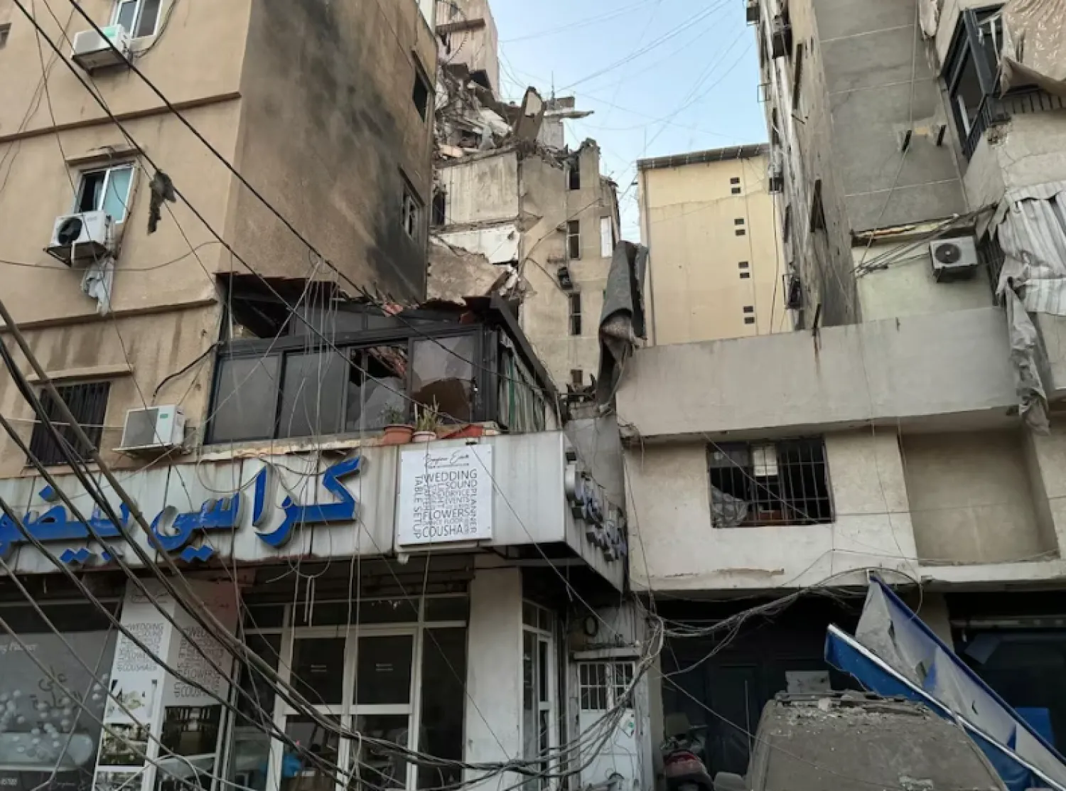  A view shows damage after what security sources said was a strike on Beirut's southern suburbs, Lebanon July 30, 2024. REUTERS/Ahmed Al-Kerdi Purchase Licensing Rights