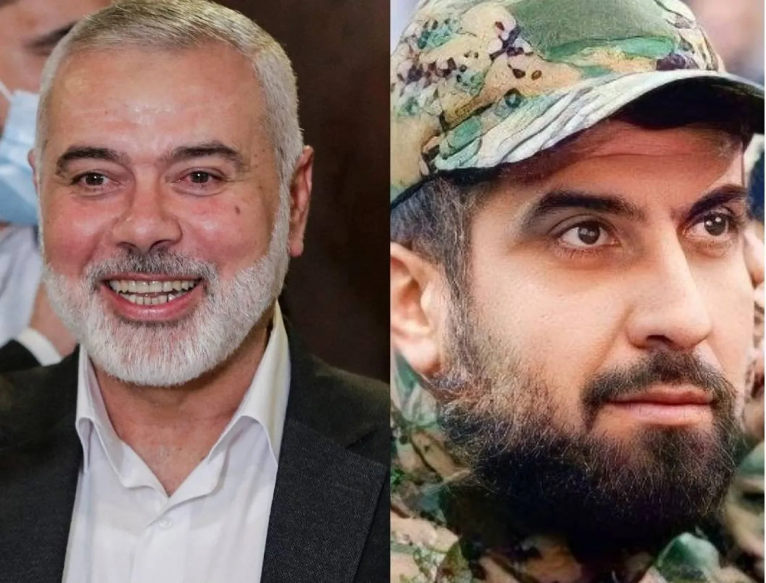 صورة تجمع القائد العسكري الكبير في «حزب الله» فؤاد شكر ورئيس المكتب السياسي لحركة «حماس» إسماعيل هنية