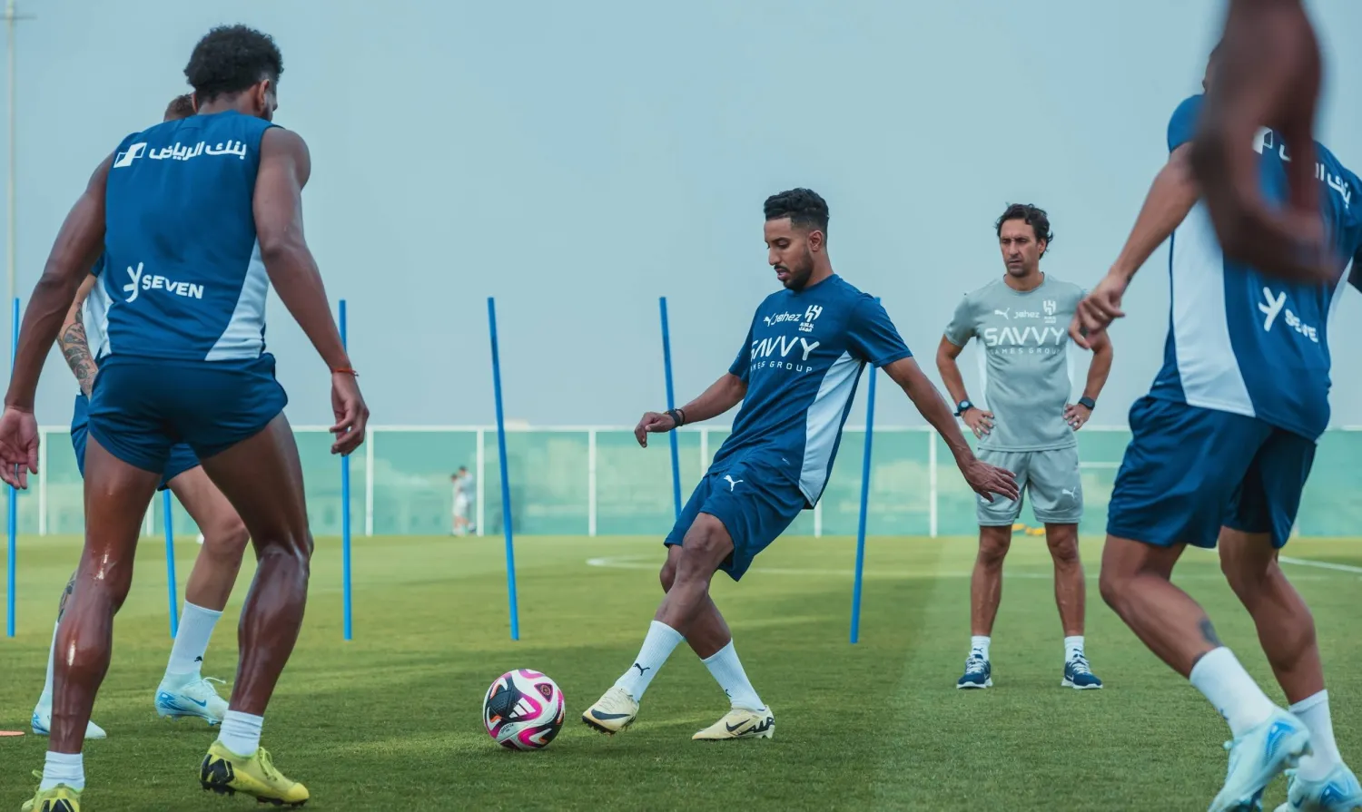 من تدريبات الهلال تأهبا للمواجهة النهائية (الهلال)