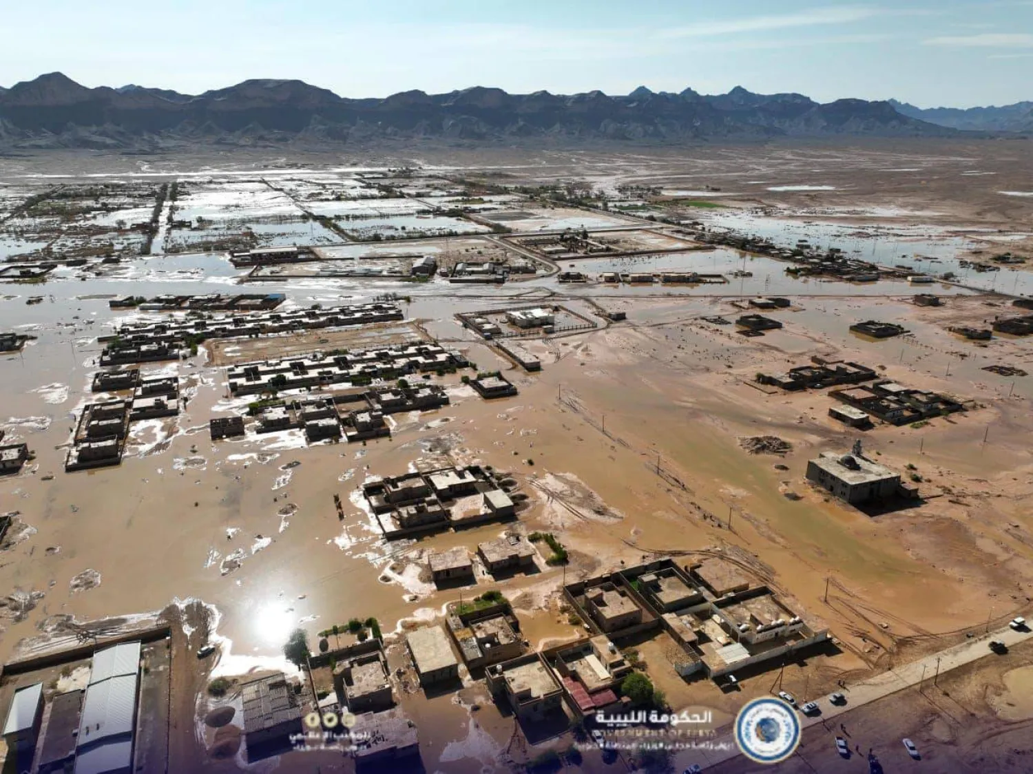 بعض المناطق المنكوبة التي غمرتها السيول (حكومة الاستقرار)
