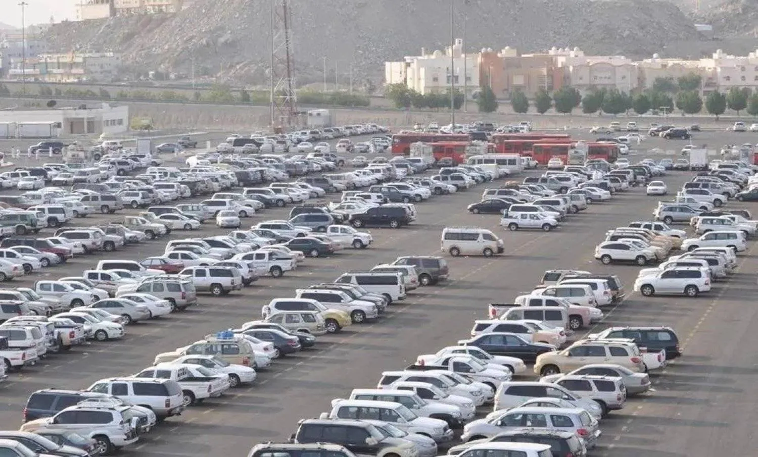 A car parking in Makkah. (SPA) 