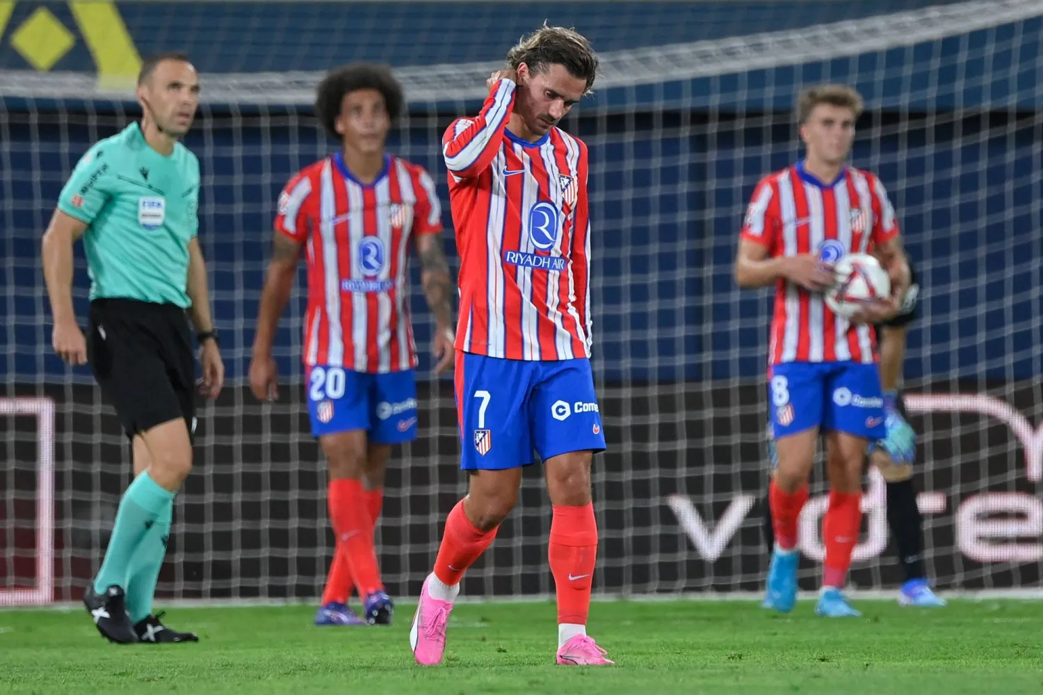 أتلتيكو كان محبطاً بنقطة فياريال (أ.ف.ب)