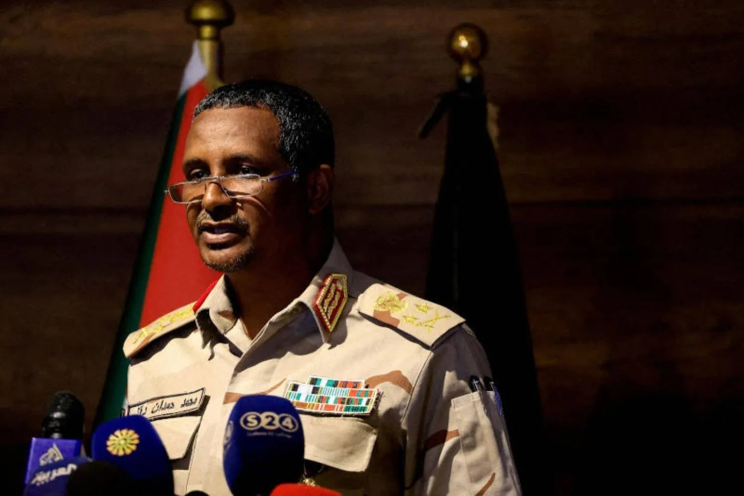 Commander of Sudan’s Rapid Support Forces (RSF) Mohammed Hamdan “Hemedti” Dagalo. (Reuters file)
