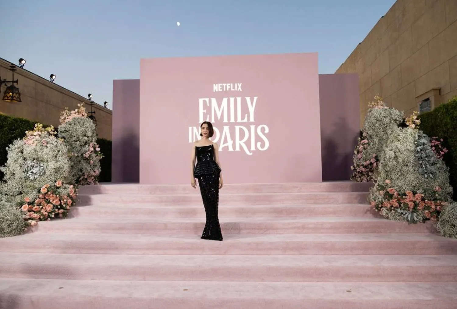  Lily Collins attends the Premiere for Netflix's "Emily In Paris" Season 4 at The Egyptian Theatre Hollywood in Los Angeles, California, US, August 14, 2024. (Reuters)