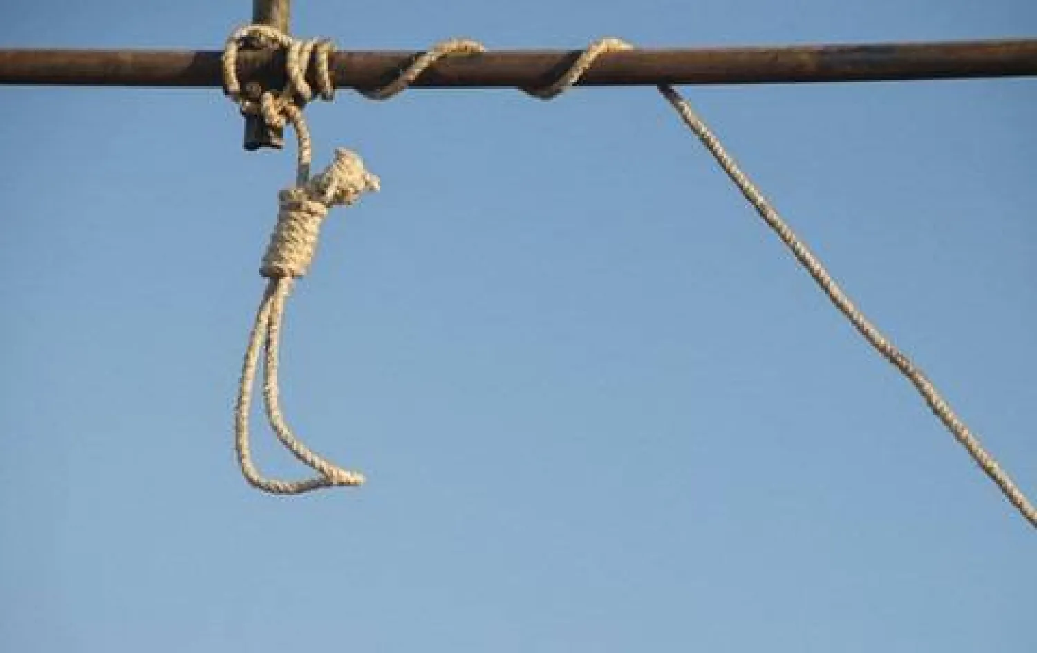 مشنقة في سجنٍ إيرانيّ قبل تنفيذ حكم بالإعدام (إيسنا)