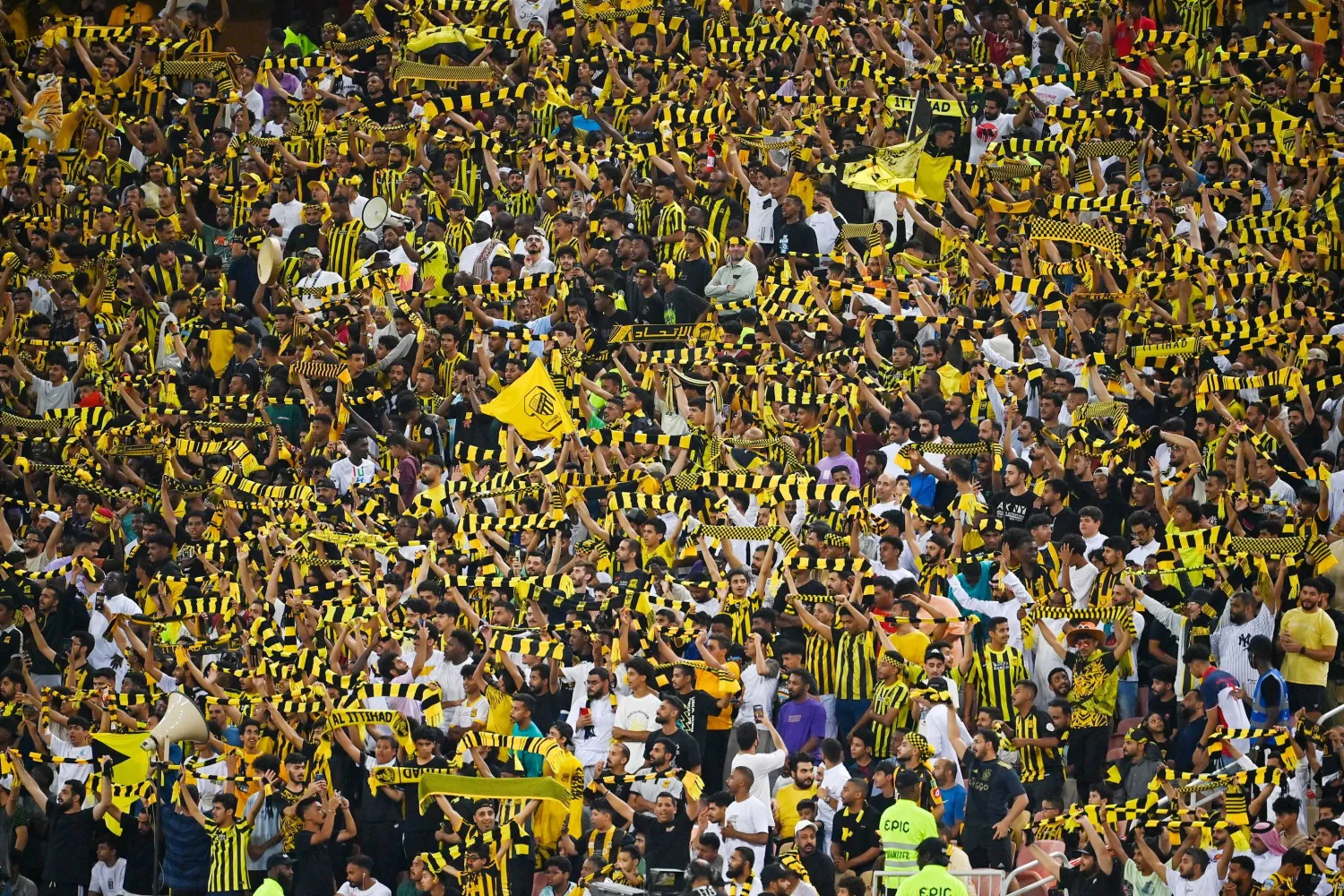 مدرجات الاتحاد الأولى بلا منازع في الدوري السعودي للمحترفين (الشرق الأوسط)