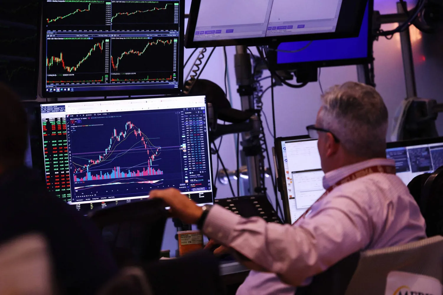 متداولون في بورصة نيويورك للأوراق المالية (أ.ف.ب)