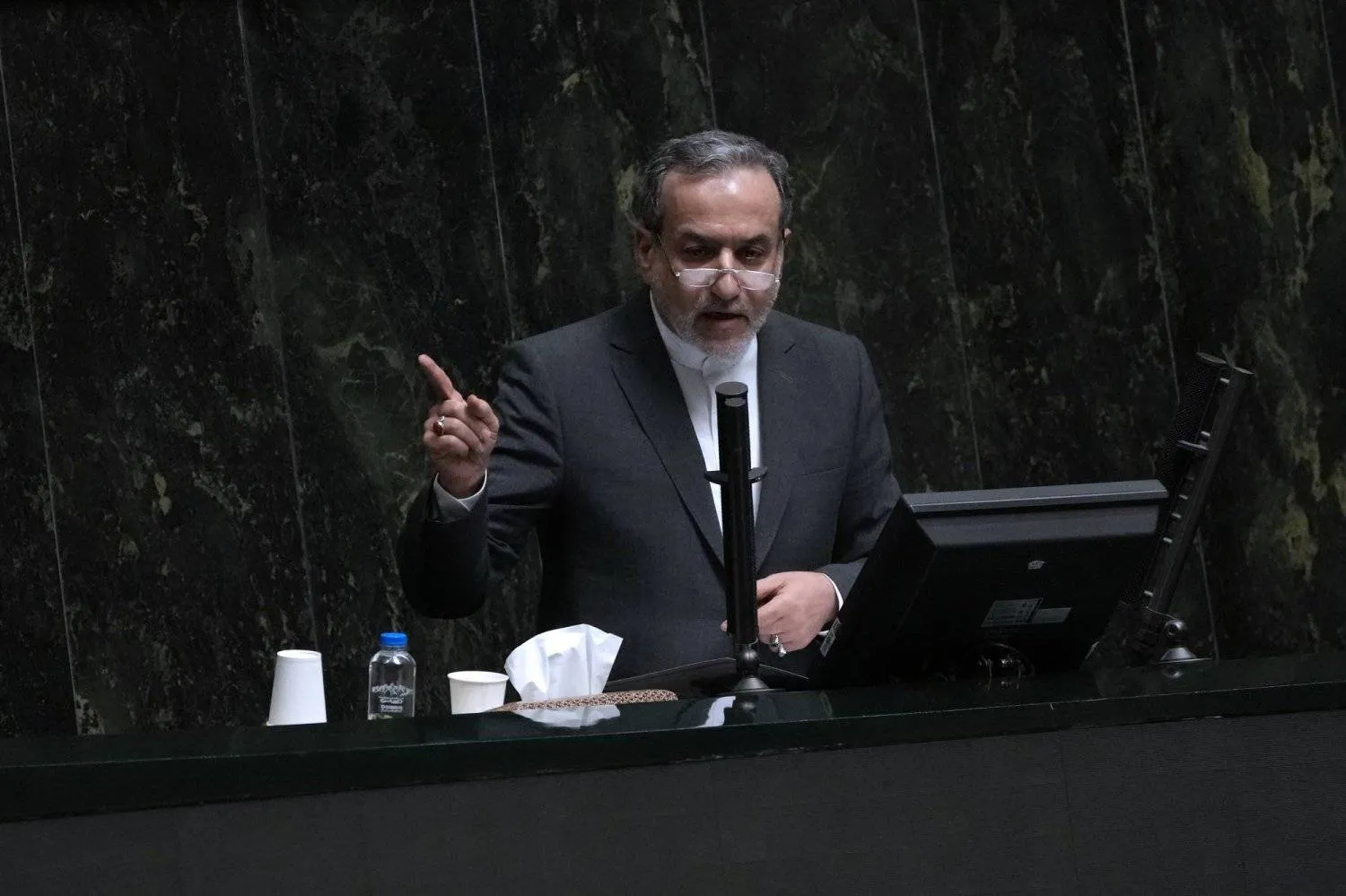 Iranian Foreign Minister Abbas Araghchi. (AP)
